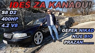 ULIVA STRAH // 400HP AUDI S8 D2 I DALJE NA SNAZI! // GEPEKOVALI ME?