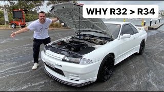 WHY THE NISSAN SKYLINE R32 GTR IS BETTER THAN THE R34!