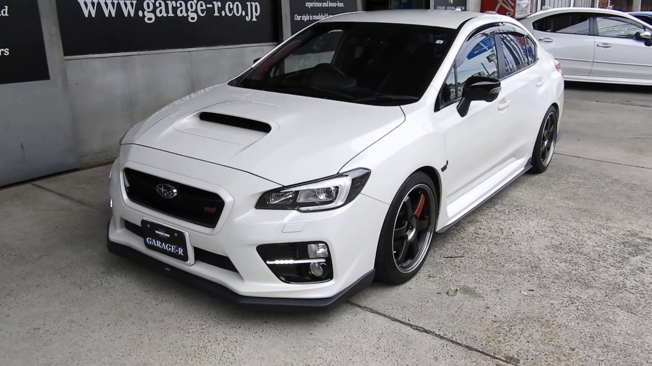 スバル　WRX　アドバンストPKG　鍛造TE37　HKS車高調 マフラ- ドラレコ カ-ボンパ-ツ多数 レカロ STiエアロ