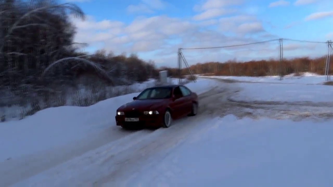 bmw m5 e39 winter drift zimniy drift