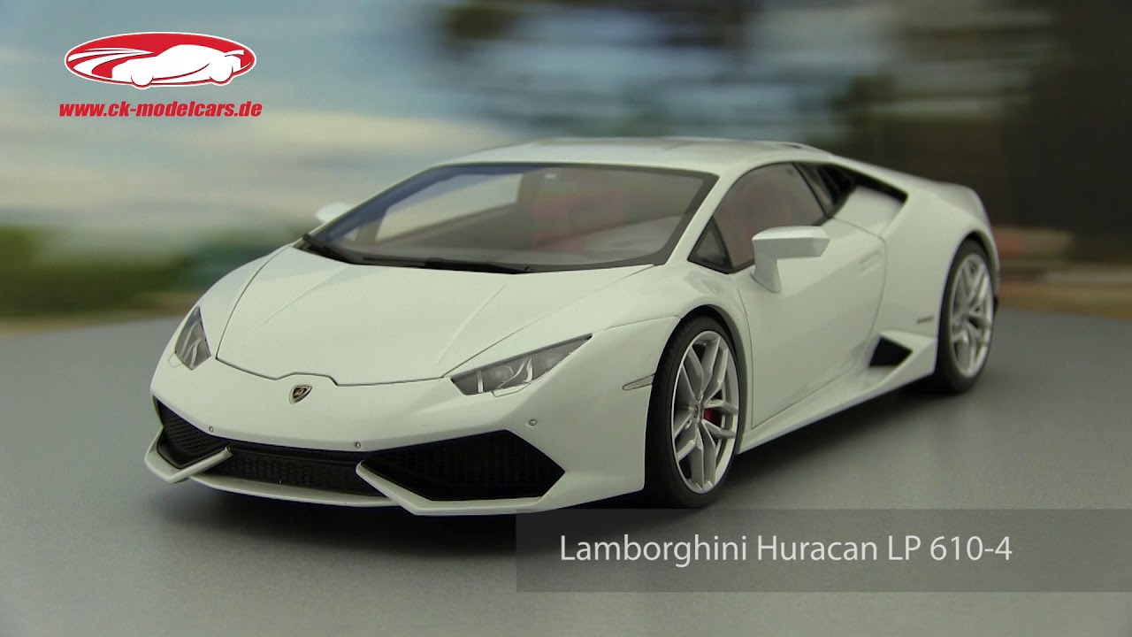 ck-modelcars-video: Lamborghini Huracan LP 610-4 Baujahr 2014 AUTOart