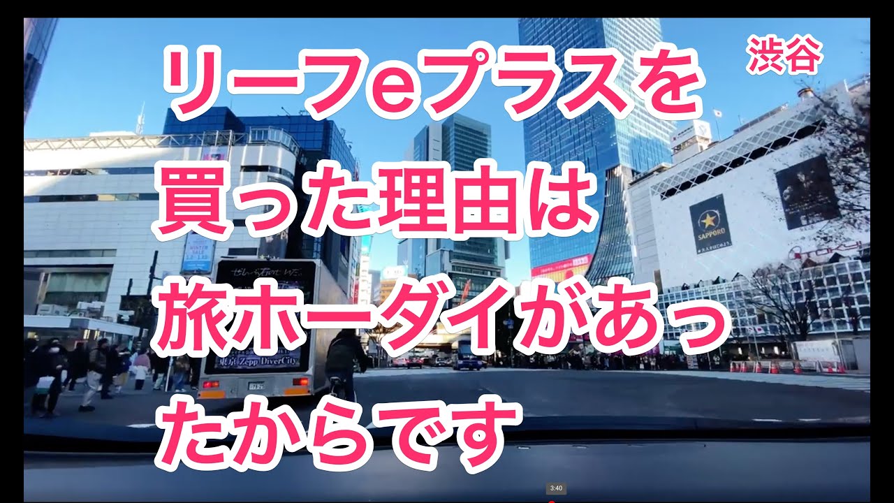 【リーフe+】 日産リーフeプラスを買った理由はそんなもん旅ホーダイがあったからよ!オウヨこちとら乞食ジャイ!