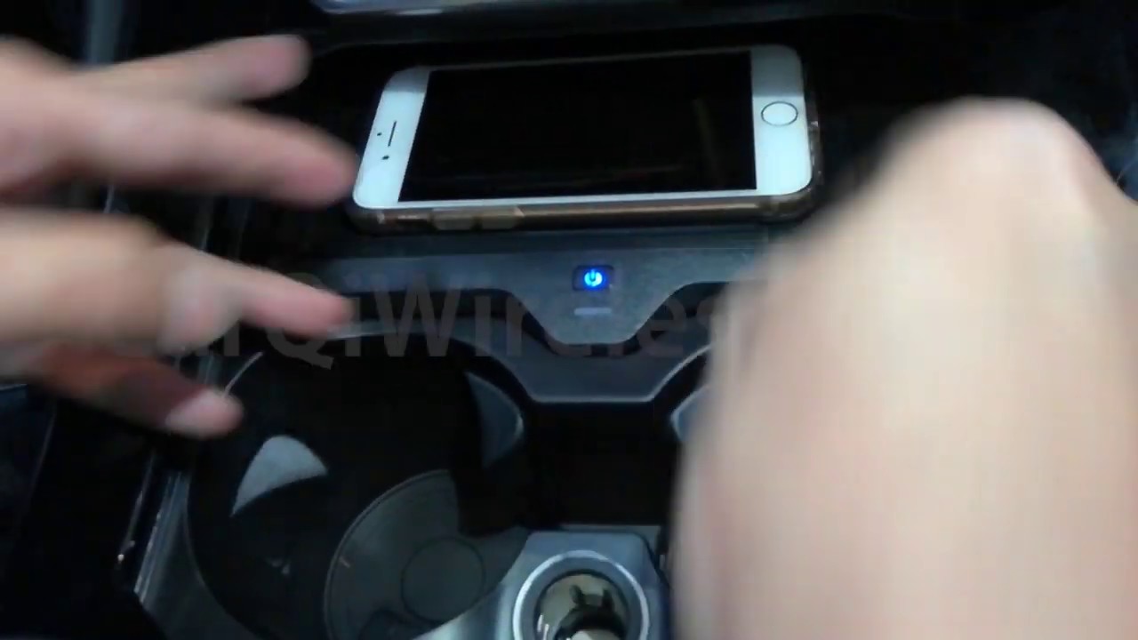 installation BMW wireless charging X3 X4 2018 2019 2020 CarQiWireless