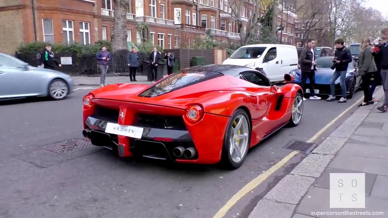 suppercar $2Million, 963 HorsePower Ferrari LAFERRARI on the road in London!