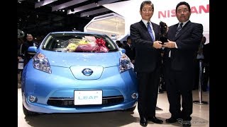 日産リーフがワールド・カー・オブ・ザ・イヤーを獲得！