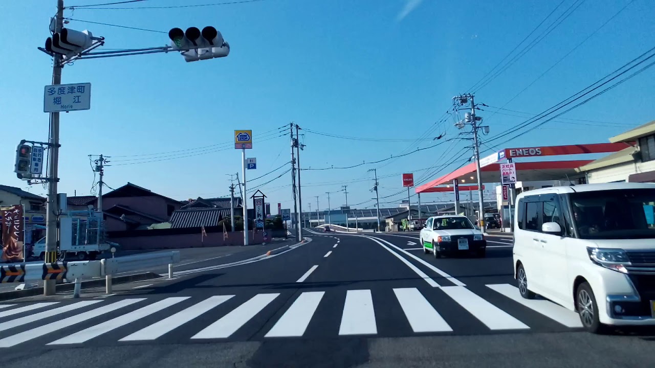 勝手に車中泊ポイント’ω’　香川県 多度津町 堀江公園～佐栁島（ねこ島）行きフェり－乗り場近くの 釜上げうどん たかや まで