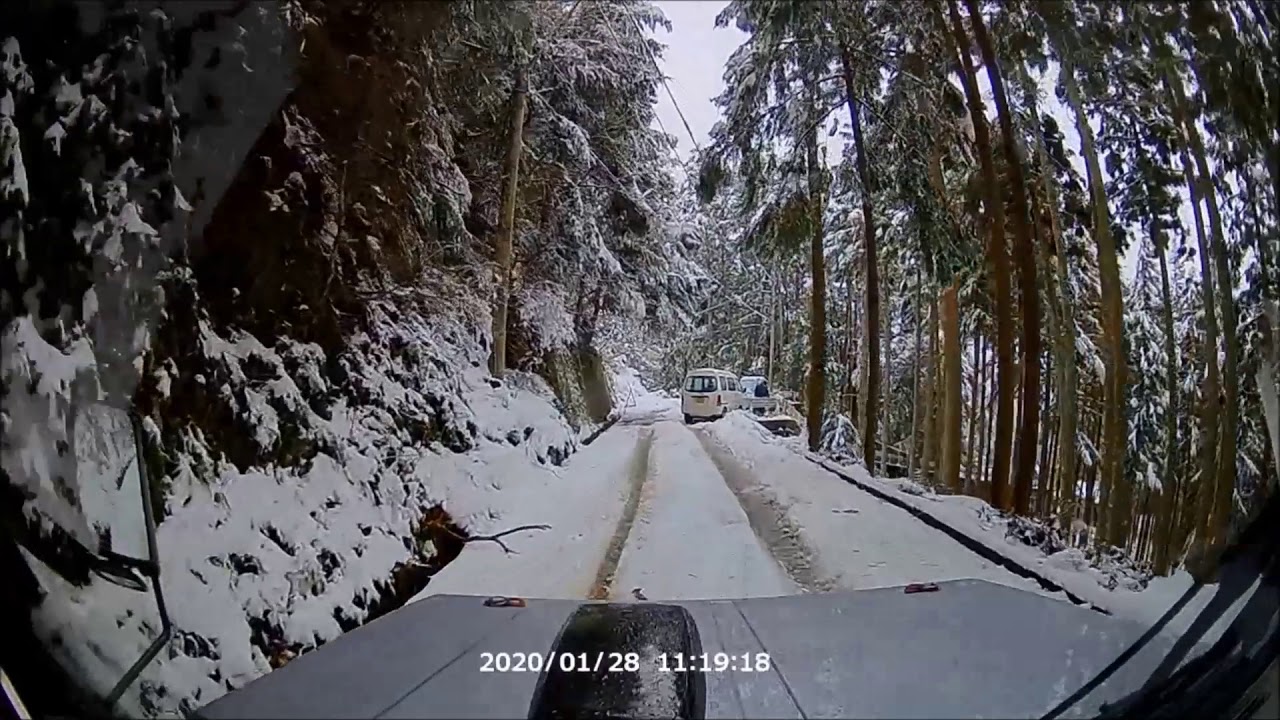 ジムニー 奥多摩 雪道ドライブ 令和二年🎍