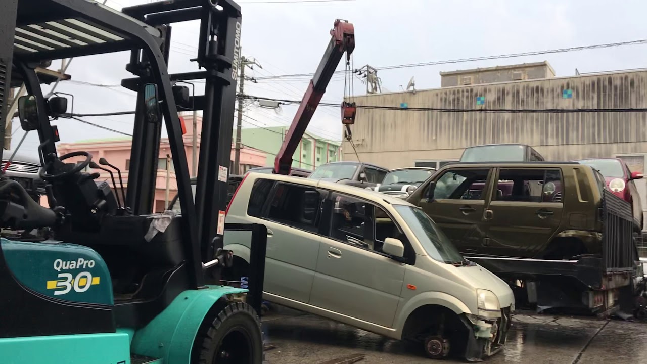 解体 沖縄 廃車買取 we buy junk car どんな車でも買取ります ムーブ