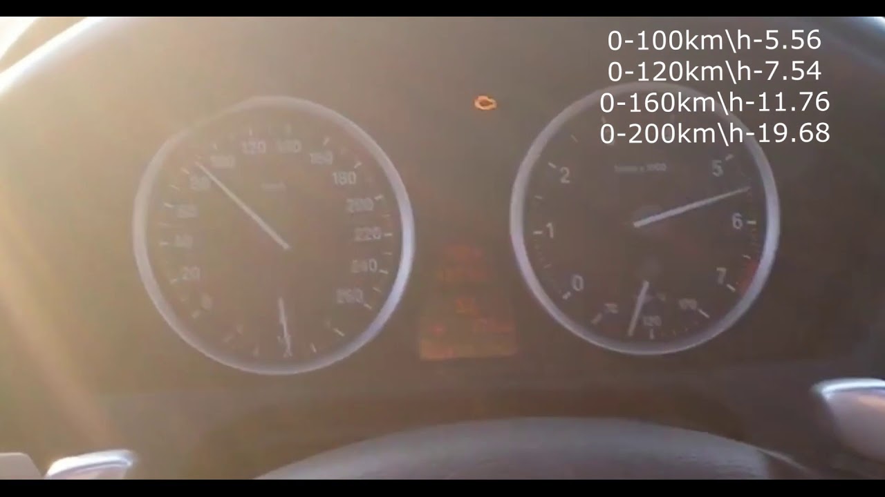0-200 KMH ACCELERATİON BMW X6