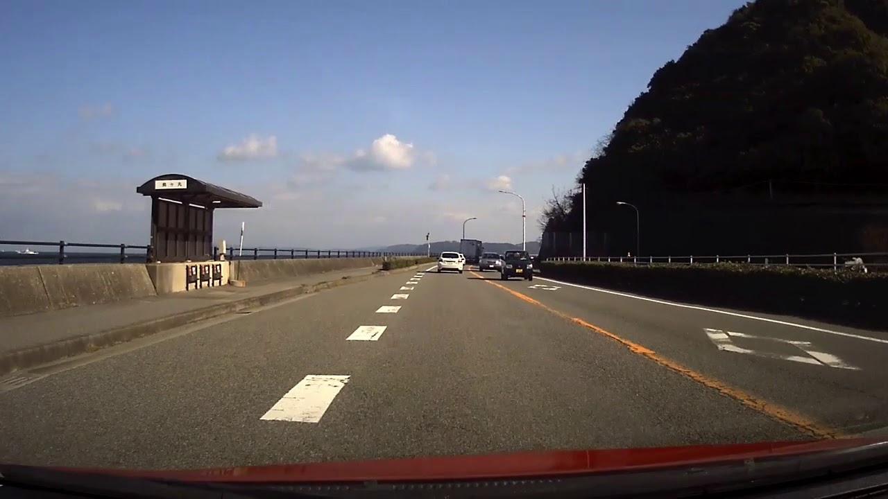 【ドライブレコーダー】国道11号線で東かがわ市ー徳島市内を目指してドライブします。その3