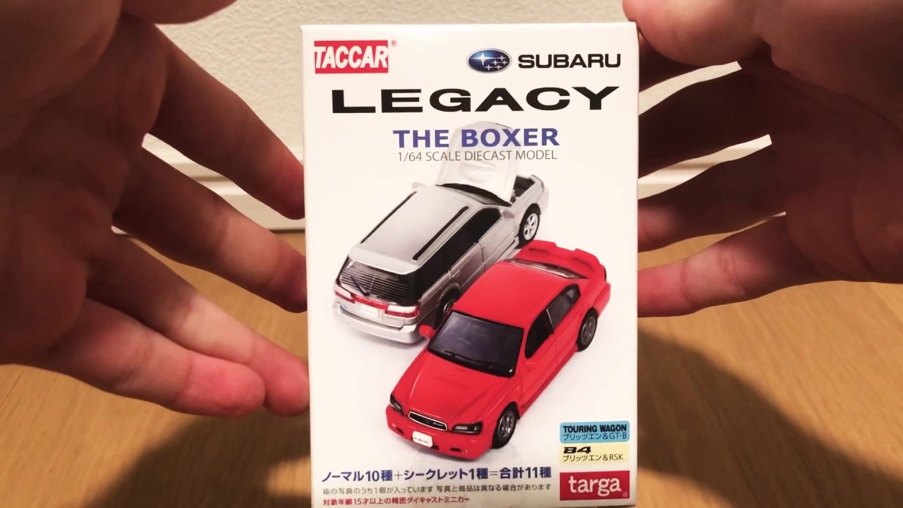 【ミニカー開封③】レア タルガタッカー 1/64 スバル レガシー ブリッツエン プレミアムレッド