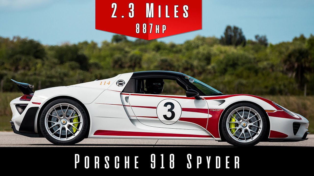 2015 Porsche 918 Spyder | (Top Speed Test)