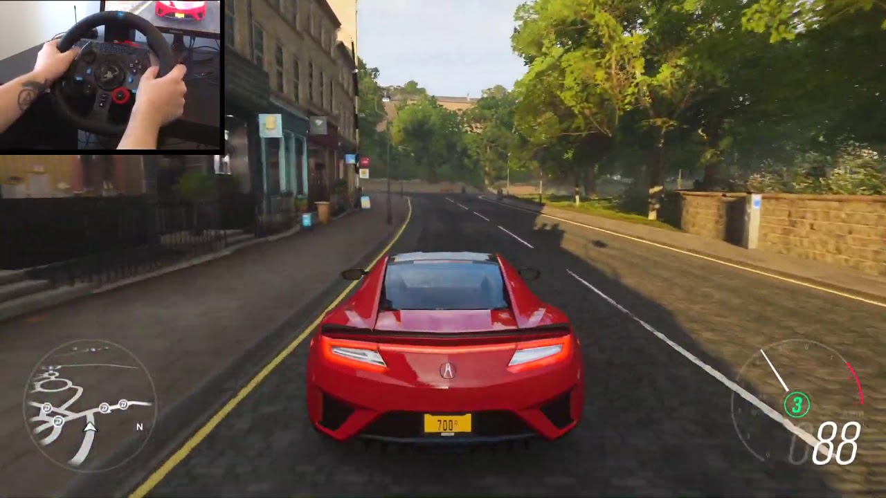 2017 Honda Acura NSX Forza Horizon 4 Logitech G29 Gameplay YouTube
