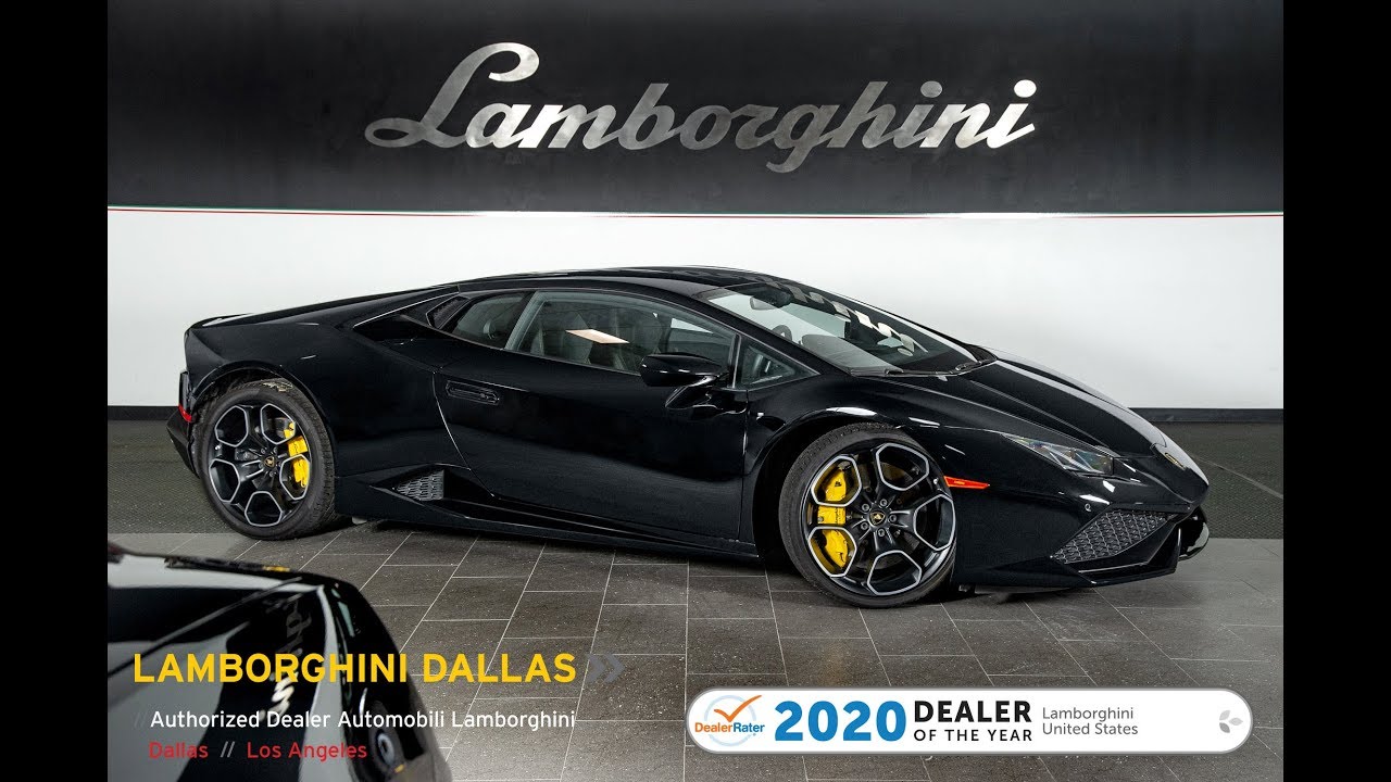 2018 Lamborghini Huracan LP 610-4 Nero Noctis L1239