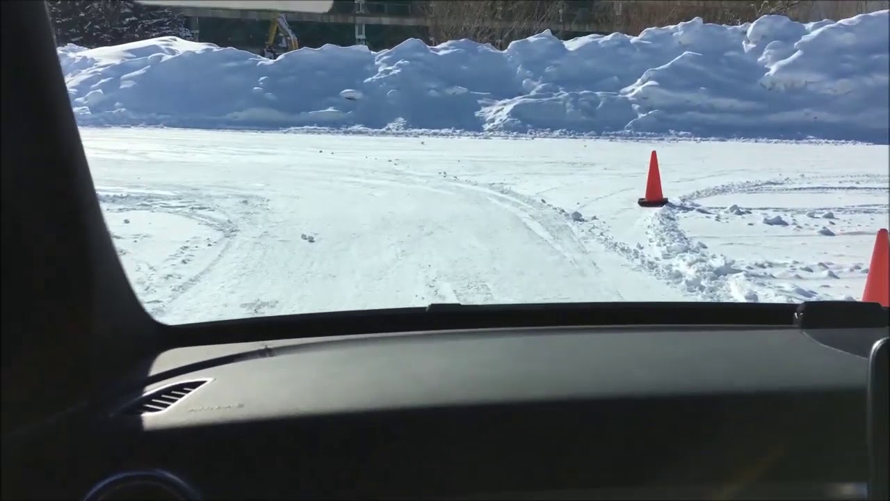 北海道札幌メルセデスベンツ雪上試乗会2019の雪上コース。