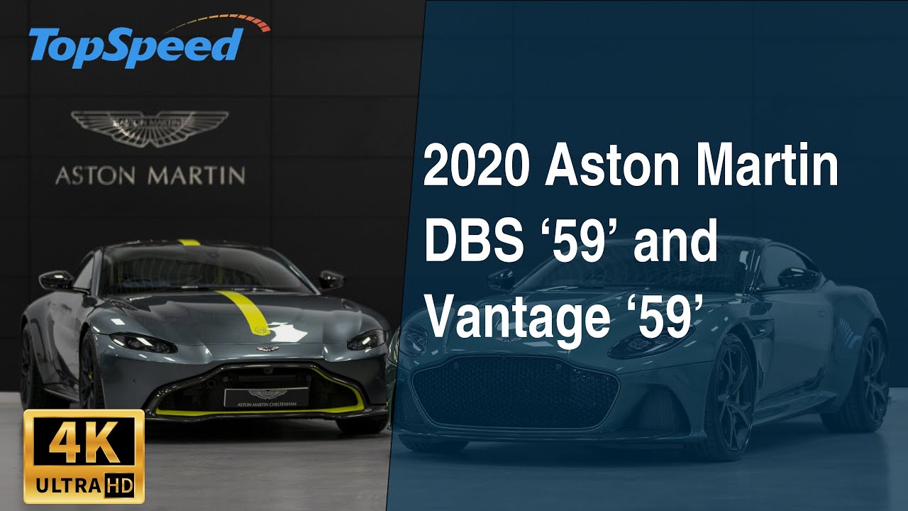 2020 Aston Martin DBS ‘59’ and Vantage ‘59’
