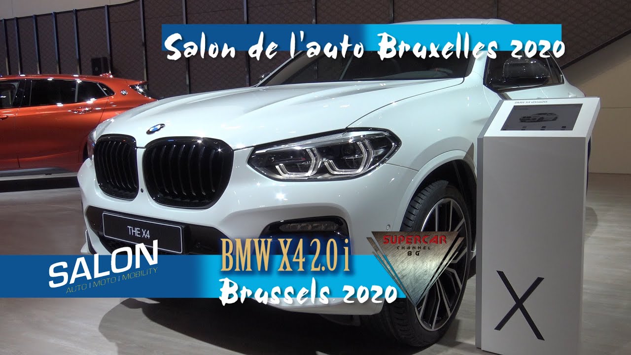 2020 BMW The  X4 2 0 i Xdrive Interior Exterior Walkaround Brussels Motor Show