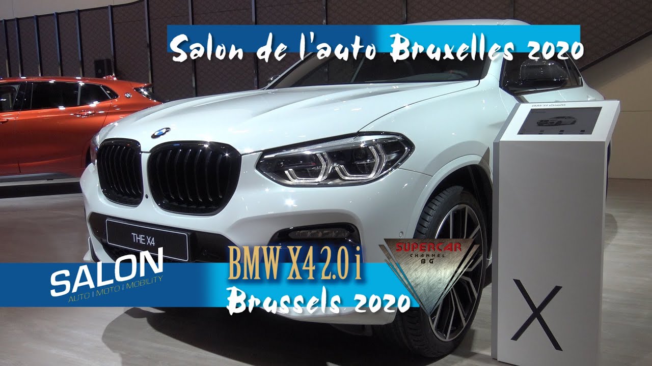2020 BMW The X4 2 0 i Xdrive Interior Exterior Walkaround Brussels Motor Show