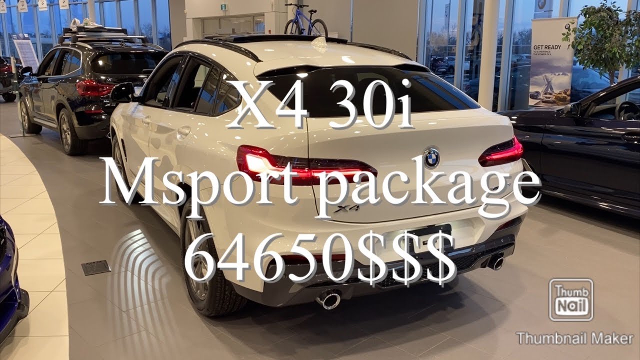 2020 BMW X4 Xdrive 30i Msport package (walk around 둘러보기)