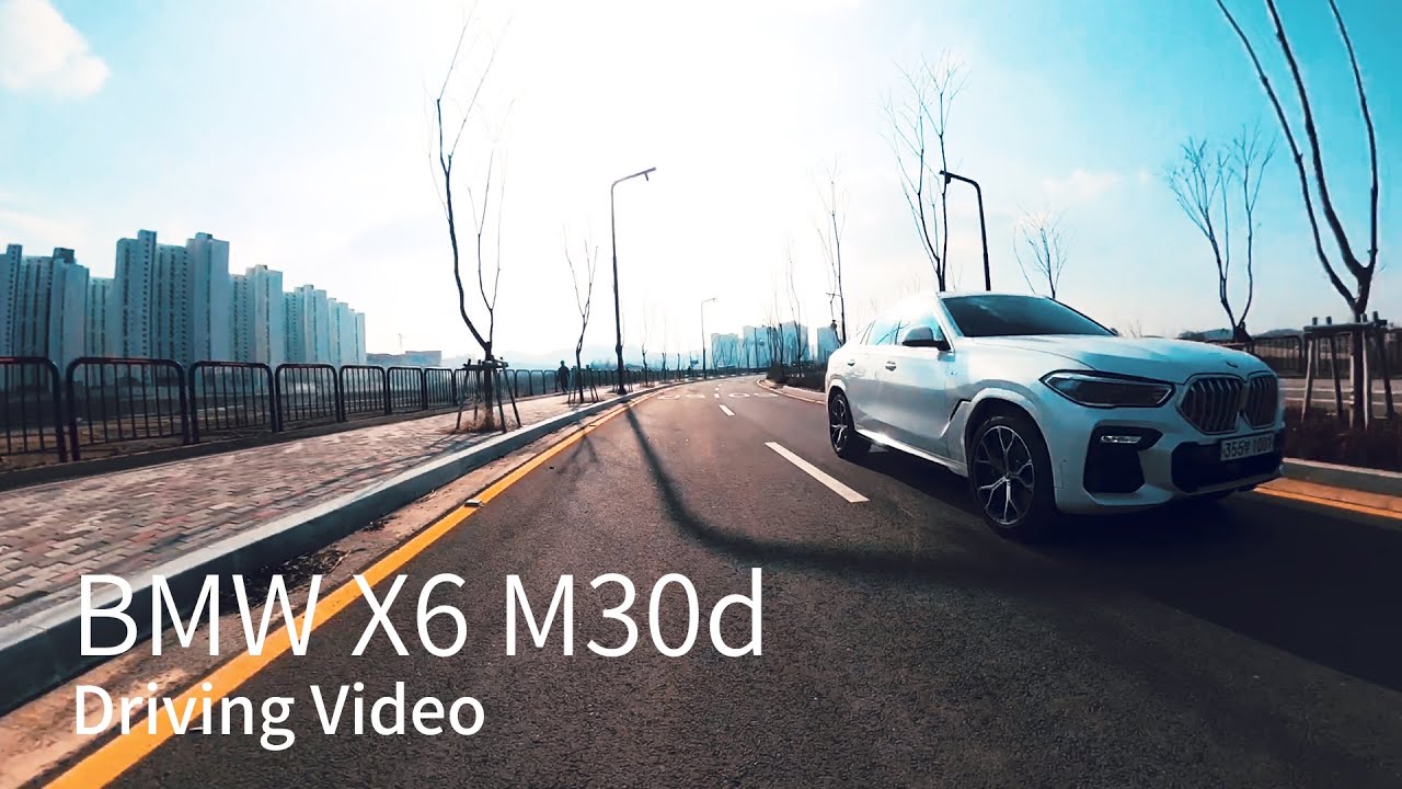 2020 BMW X6 M30d driving video(Drone Footage) Play time : 2minute