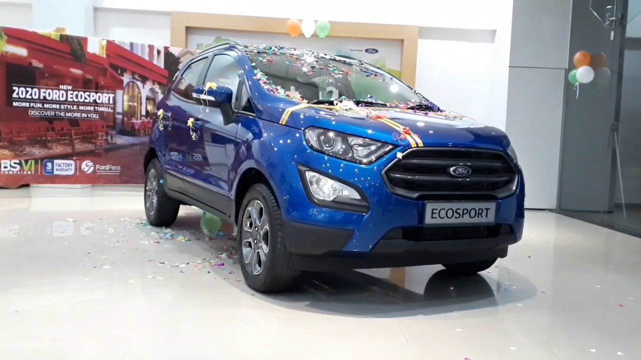 2020 Ford EcoSport | Lightning Blue | Exterior And Interior