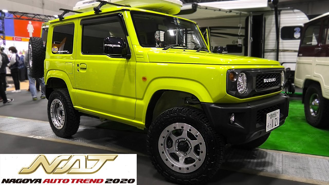 カスタム  新型ジムニー 🔴 ラングラー 🔴 三菱ジープ「名古屋オートトレンド 2020 Nagoya Auto Trend」2019 Jimny and Jeep on LT-1 V8