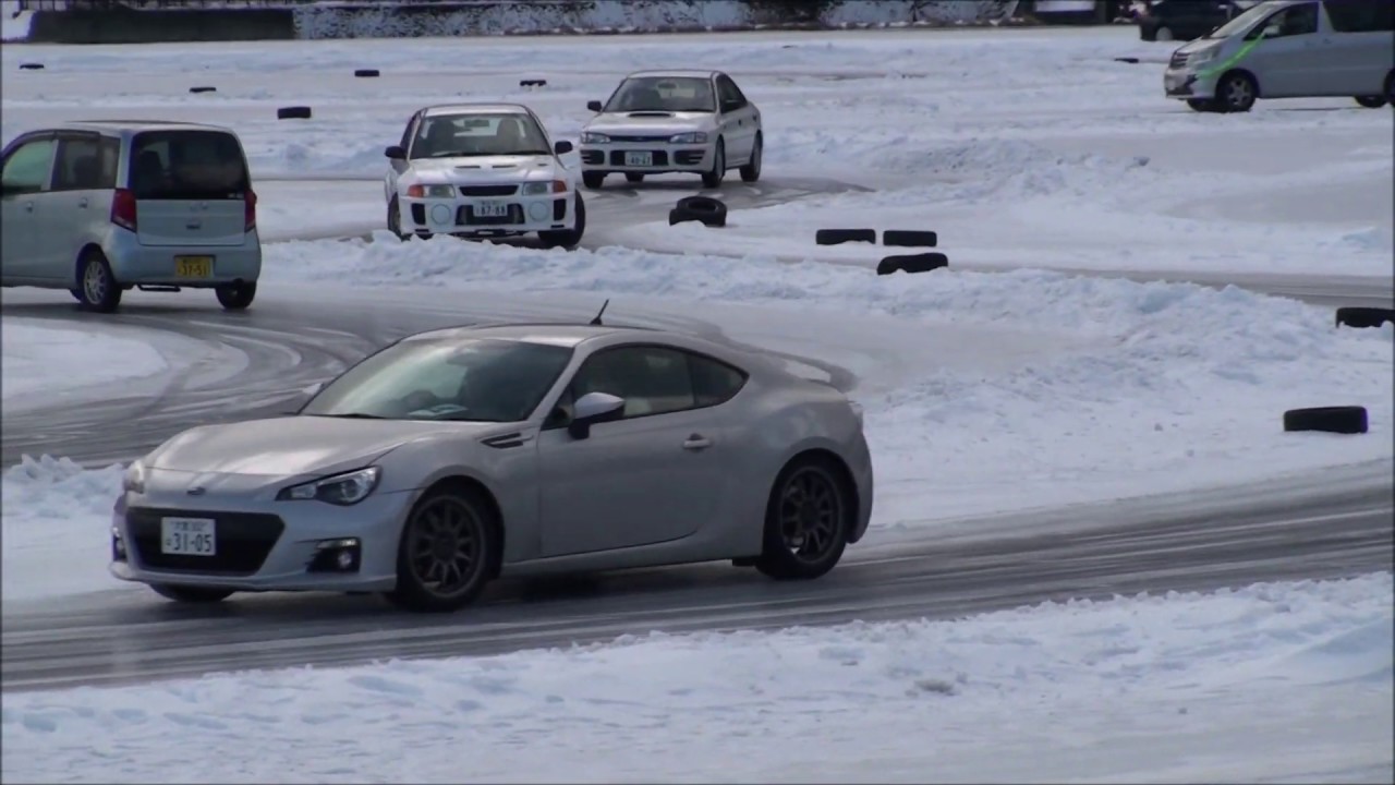 20200208　②　八千穂レイク　氷上　ドリフト　BRZ