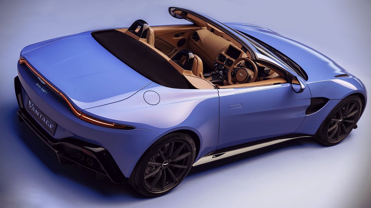 2021 Aston Martin Vantage Roadster интерьер и дизайн