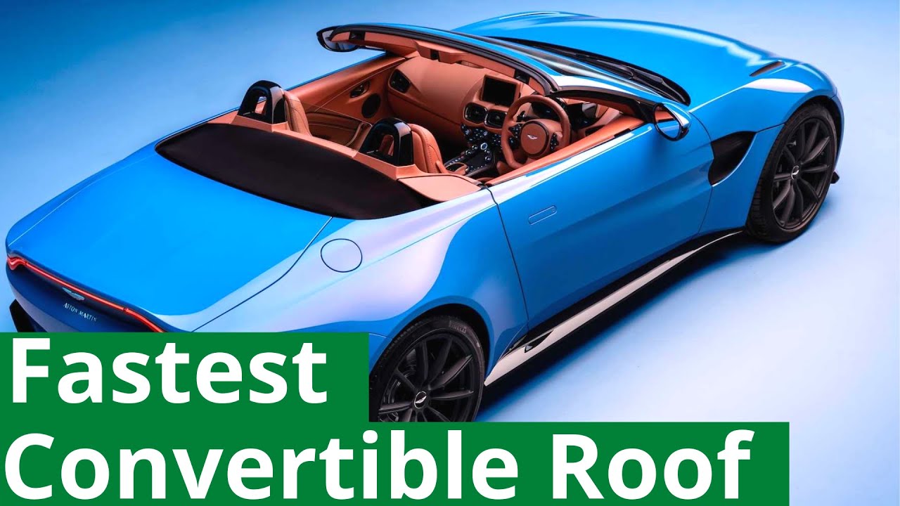 2021 Aston Martin Vantage Roadster Has Fastest Convertible Roof