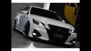 21クラウン 447万円 Jユニットエアロ WORK20AW TEIN車高調 ローダウン ハイブリッドアスリートS 2015年 7千km 2500cc TOYOTA カスタム例