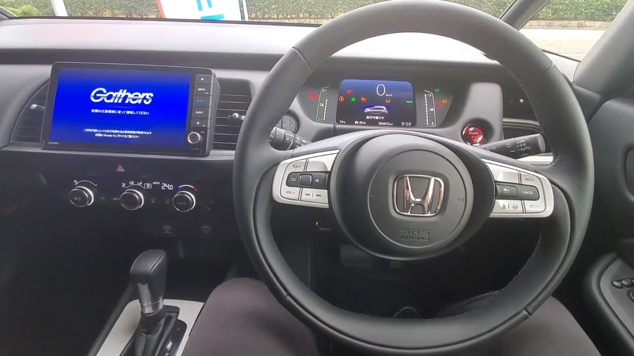 ホンダ 新型フィット4 e:HEV HOME 内外装を紹介！試乗車 ホーム Hondasensing