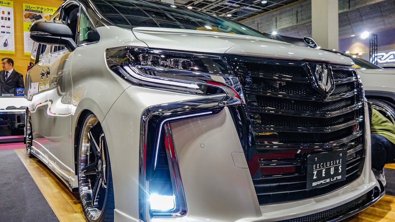 (4K)ゼウス 30系 アルファードカスタム フルエアロ ZEUS TOYOTA ALPHARD bodykit – 大阪オートメッセ2020