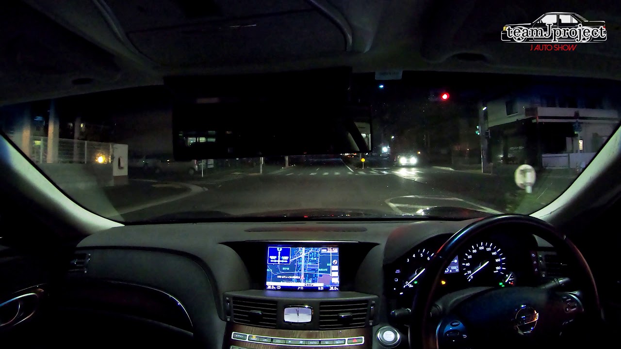 (4K)KYOTO NIGHT DRIVE GoPro TimeWarp – ゴープロ車載 タイムワープ 京都夜間ドライブ