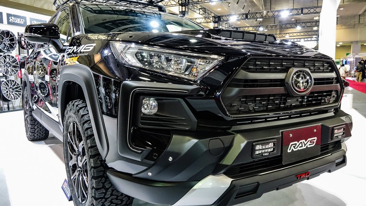 (4K)RAYS TOYOTA RAV4 TRD レイズ ラヴフォー カスタム – OSAKA AUTO MESSE 2020