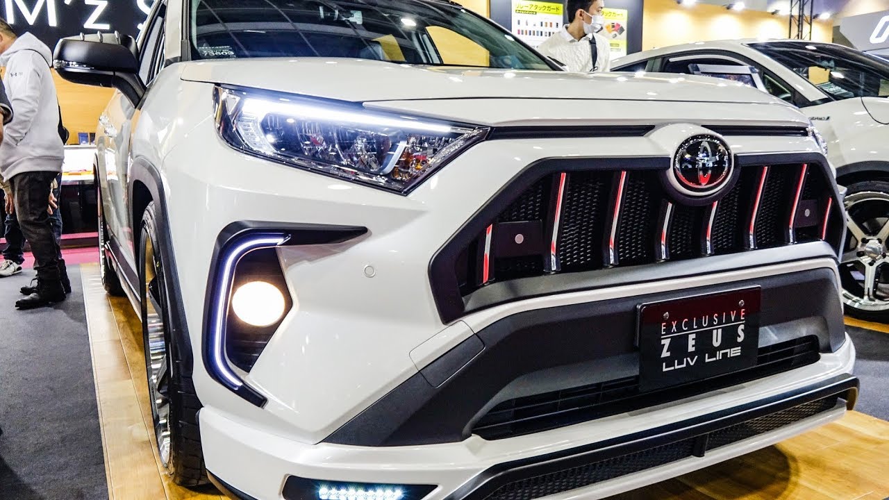 (4K)ZEUS TOYOTA RAV4 bodykit ゼウス ラヴフォー カスタム – OSAKA AUTO MESSE 2020