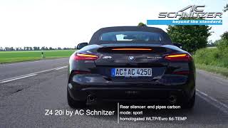 AC Schnitzer BMW Z4 (G29) 20i sport-mode マフラーサウンド