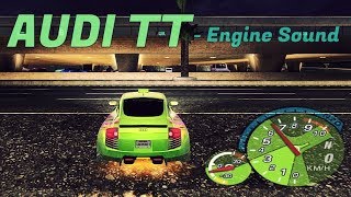 AUDI TT | Engine Sound after Performance Upgrade! | NFS Underground 2