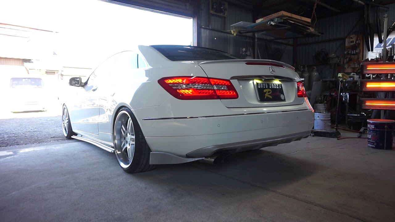 【AUTO WORK'S R マフラー加工】　メルセデスベンツ　Cクラス
