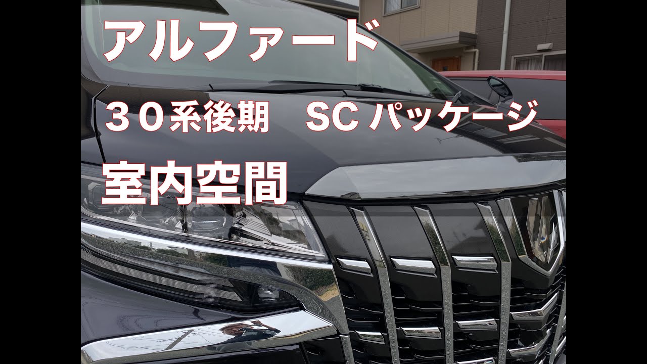 Alphard　アルファード　室内空間　３０系後期