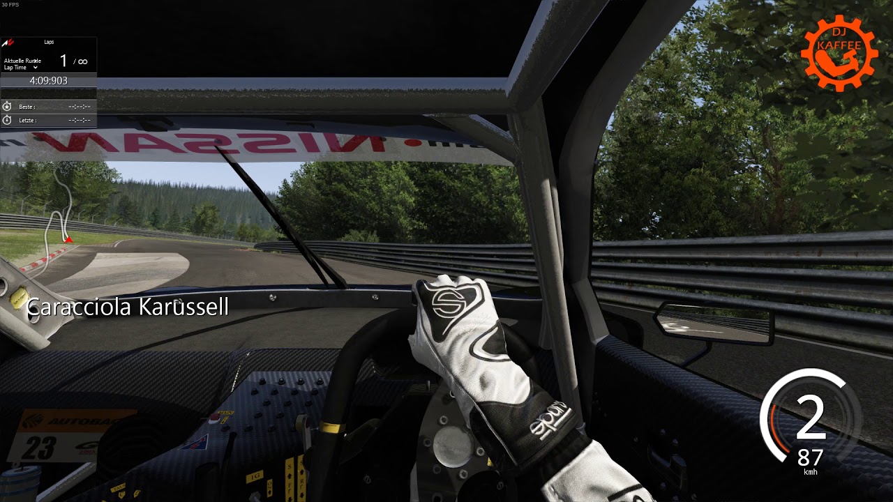 Assetto Corsa – Nissan SkyLine GTR R34 “KAFFEE Racing” (OnBoard) @ NürburgRing Nordschleife (HotLap)