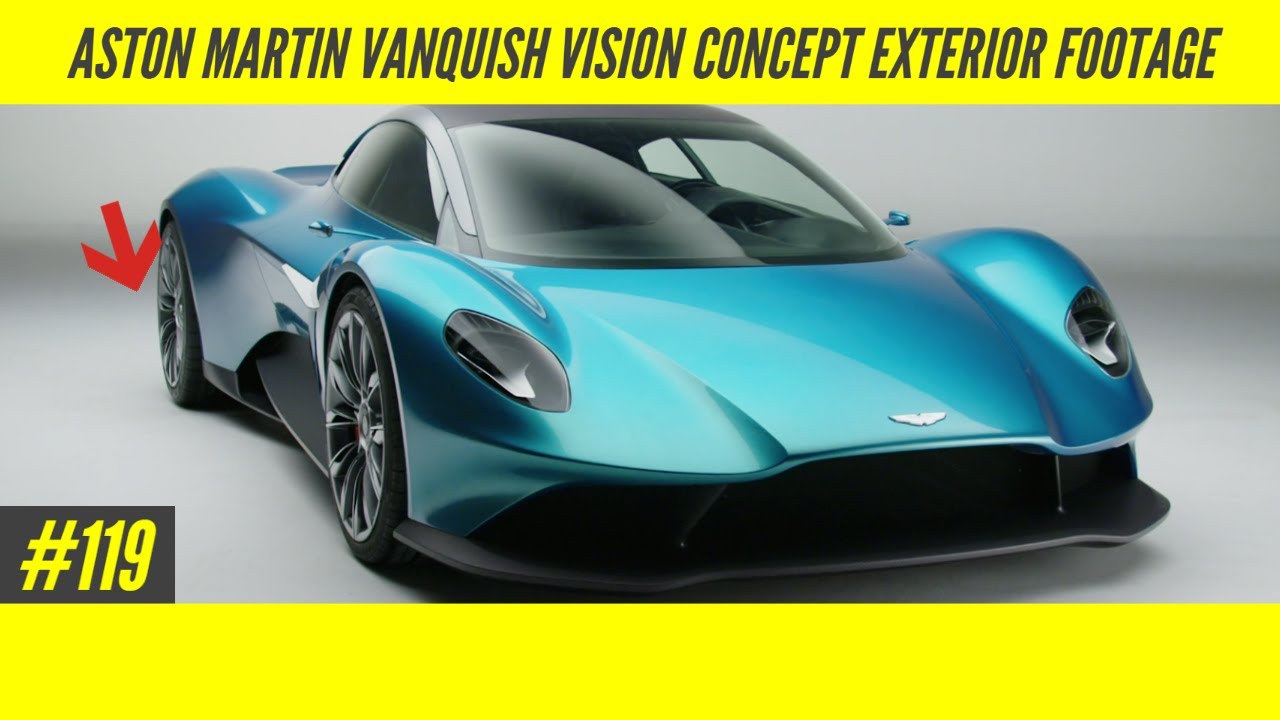 Aston Martin Vanquish Vision Concept Внешние кадры