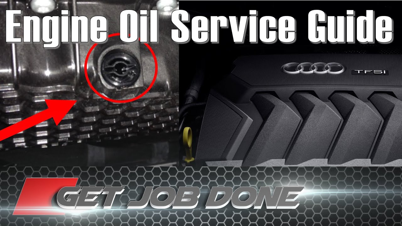 Audi A4 B8.5 Oil and Filter Change Plastic Oil Pan S4 A5 S5 RS4 RS6 RS7