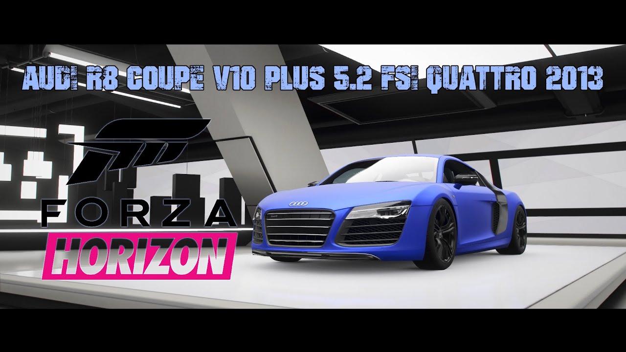 Audi R8 Coupe V10 Plus 5 2 FSI Quattro 2013 – Forza Horizon | Speed Test