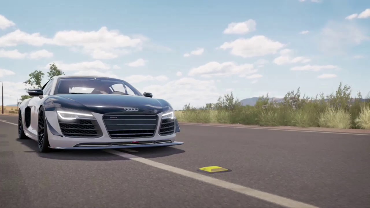 Audi R8 V10 Coupe Quatro (Speed Run) | Forza Horizon 3 Gameplay