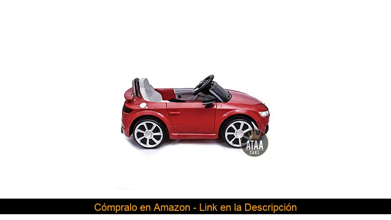 ☘️ Audi TT RS 12v Licenciado con mando-Coche eléctrico para niños-Rojo