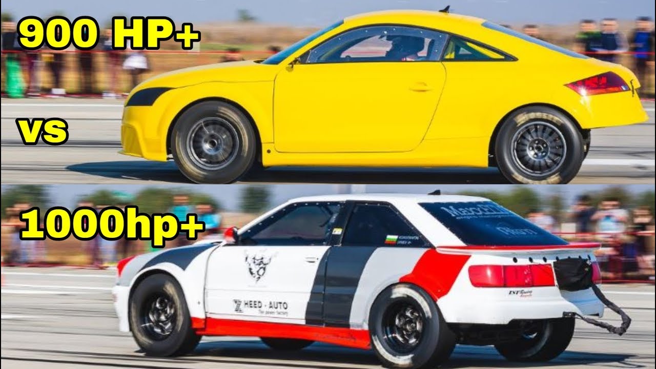 Audi TT RS 2.0 TFSI 900 hp+ vs Audi S2 1000 Hp+ – Audi Battle Drag Race Arad 2019