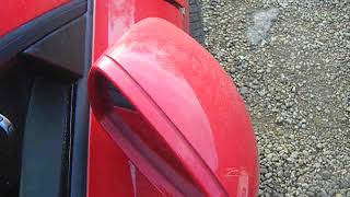 Audi TT mk2 Electric Folding Mirror test