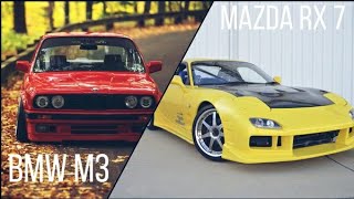 Скилл на BMW 3M E30 and Mazda RX 7
