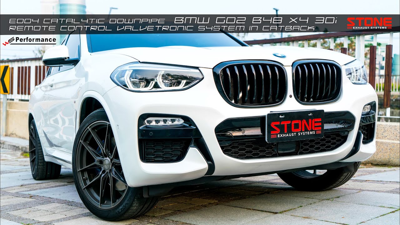 BMW G02 B48 X4 30i Stone Eddy Cat DP + Valvetronic Catback System