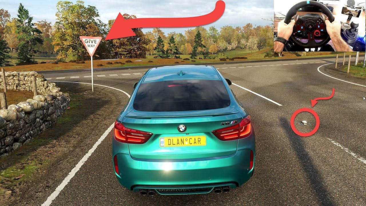BMW X6 M – Forza Horizon 4 | Logitech g29 gameplay – TAHA GAMES